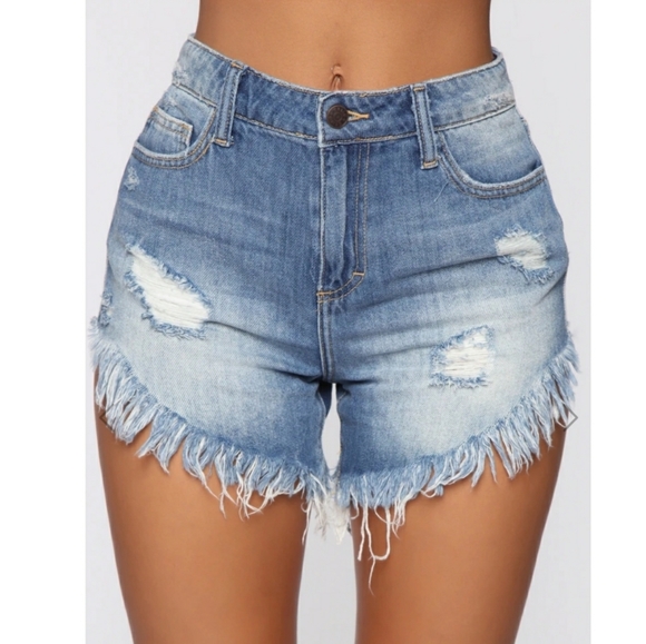 Beach Fray Denim Shorts - BRAND NEW - Picture 4 of 6